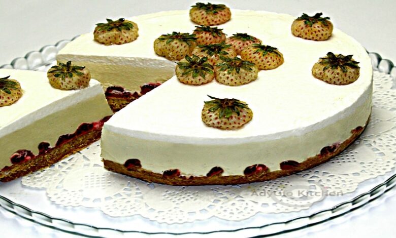 Cheesecake cu ciocolata alba adygio kitchen