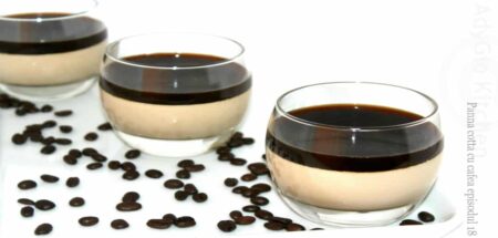 panna cotta cu cafea