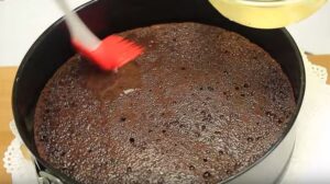 tort de ciocolata insiropare