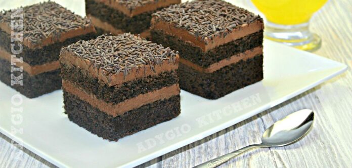 Prajitura Brigadeiro o prajitura de casa cu crema de cacao si lapte condensat Prajitura Brigadeiro o prajitura de casa cu crema de cacao si lapte condensat