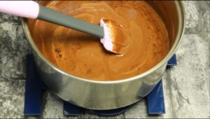 prajitura cu ciocolata si rahat punct de fierbere
