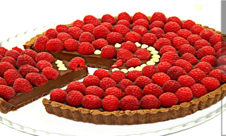 tarta cu ciocolata si zmeura adygio kitchen