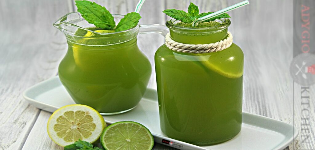 Limonada cu menta si lime adygio kitchen