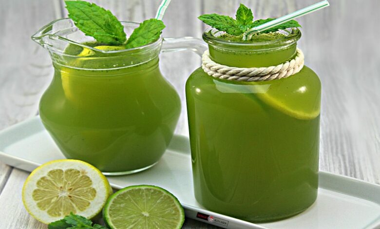 Limonada cu menta si lime adygio kitchen