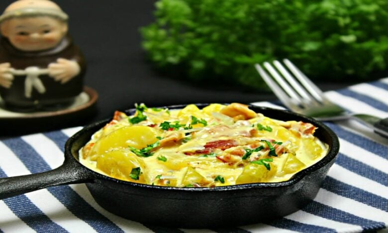 Cartofi carbonara adygio kitchen