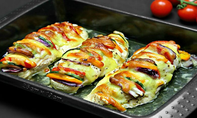 Friptura de pui Primavera la cuptor adygio kitchen