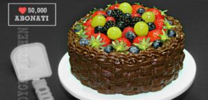 Tort de ciocolata Cosulet cu fructe adygio kitchen