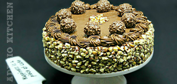 Tort Ferrero Rocher cu ciocolata si alune adygio kitchen Tort Ferrero Rocher cu ciocolata si alune adygio kitchen