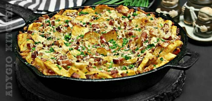 Cartofi la cuptor cu bacon si parmezan adygio kitchen Cartofi la cuptor cu bacon si parmezan adygio kitchen