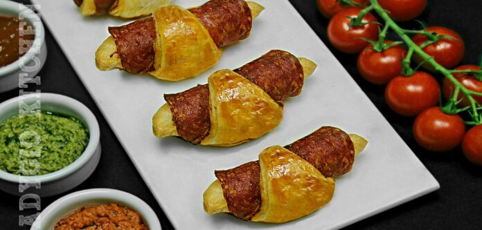 Cornulete aperitiv cu salam adygio kitchen Cornulete aperitiv cu salam adygio kitchen