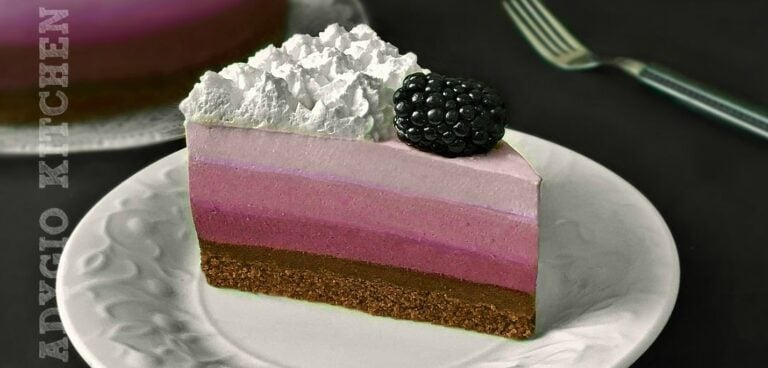 prajitura fara coacere in stil ombre