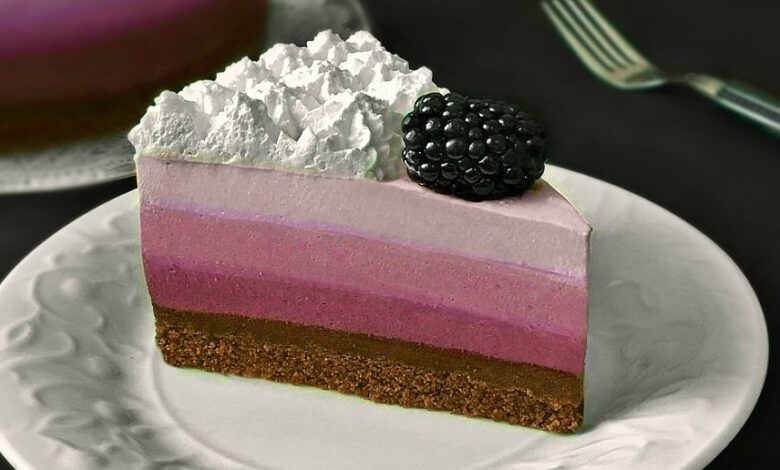 prajitura fara coacere in stil ombre