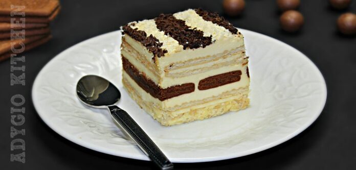 Tort de biscuiti cu frisca adygio kitchen Tort de biscuiti cu frisca