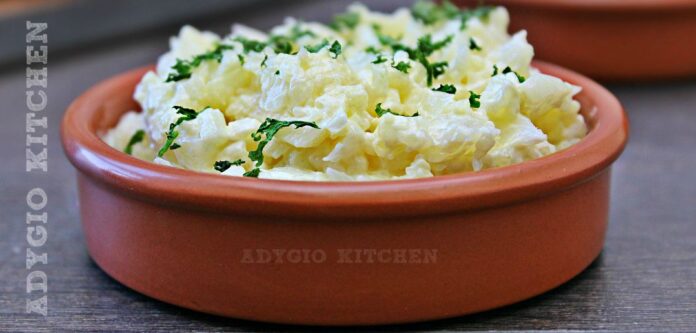Salata de conopida cu maioneza si iaurt adygio kitchen Salata de conopida cu maioneza si iaurt adygio kitchen
