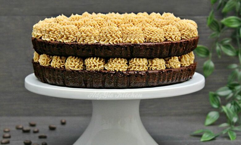 Tort cu crema de unt si cafea adygio kitchen