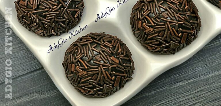 Bomboane Brigadeiro bomboane braziliene reteta adygio kitchen