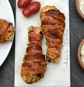 Pulpe de pui la cuptor cu bacon