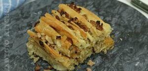 Placinta cu carne tocata de porc