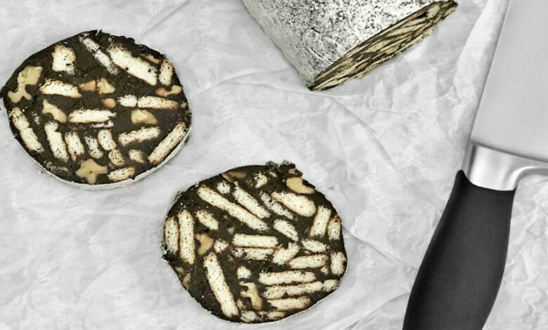 Salam de biscuiti cu mascarpone si nuca prajita adygio kitchen