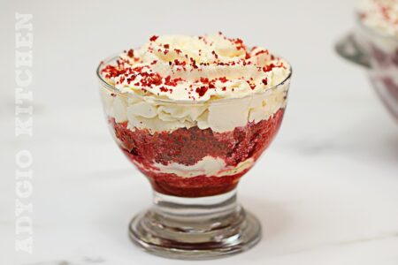 Desert Red Velvet la pahar reteta