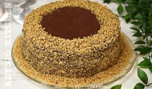 Tort cu nuca si ciocolata