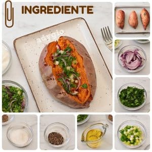 Ingrediente cartofi dulci la cuptor